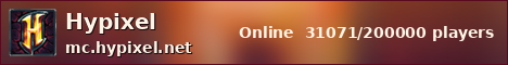 Hypixel sunset banner