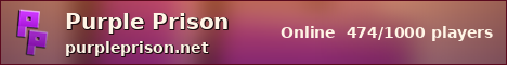 Purple Prison sunset banner