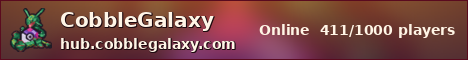 CobbleGalaxy sunset banner