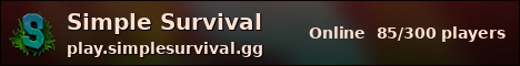 Simple Survival nether banner