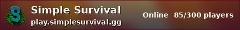Simple Survival sunset banner