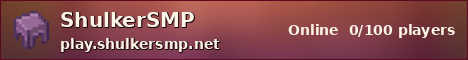 ShulkerSMP sunset banner