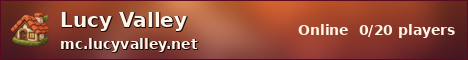 Lucy Valley sunset banner