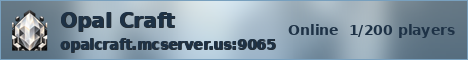 Opal Craft ice banner