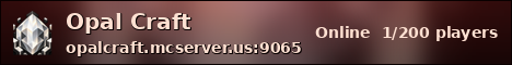 Opal Craft nether banner