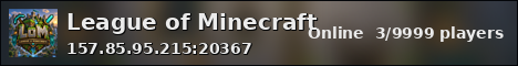 League of Minecraft classic banner
