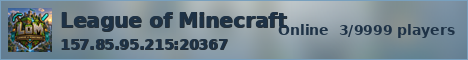 League of Minecraft ice banner
