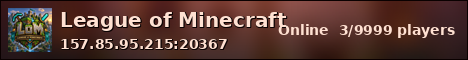 League of Minecraft nether banner